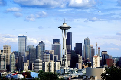 Seattle - space needle appears to be the tallest building